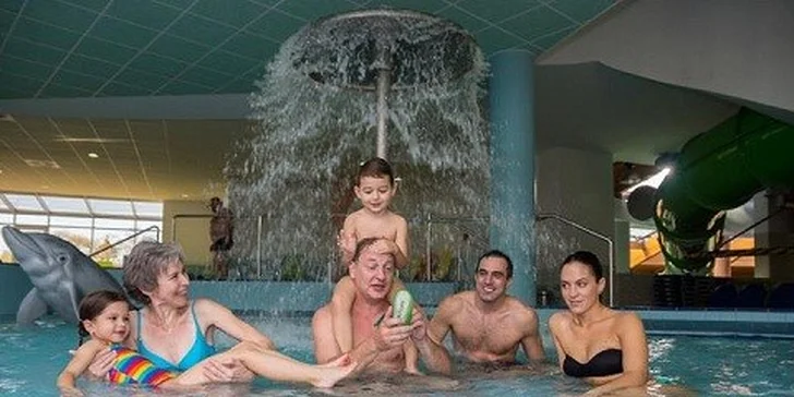Wellness pobyt so vstupom do zážitkových kúpeľov Aqua-Palace v Maďarsku