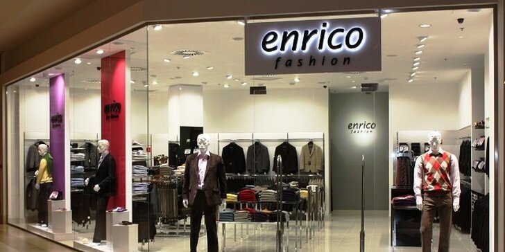50 % zľava na oblek značky Enrico Fashion