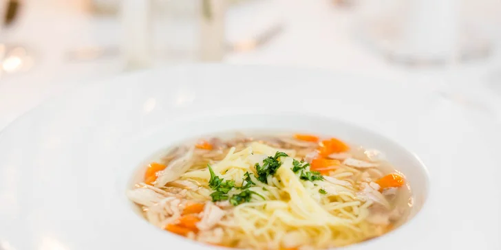 Trojchodové degustačné menu pre gurmánov