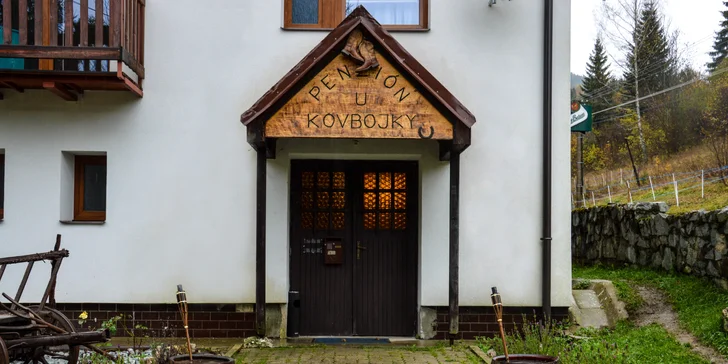 Pobyt v prírode Malej Fatry v Penzióne u Kovbojky s polpenziou a hodinovou jazdou na koni