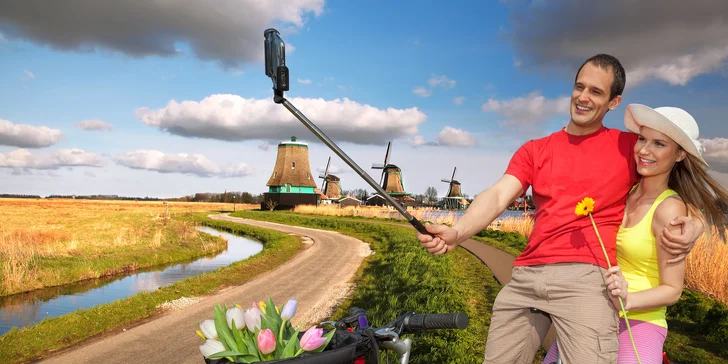 Brusel, Amsterdam, Zaanse Schans a park Keukenhof