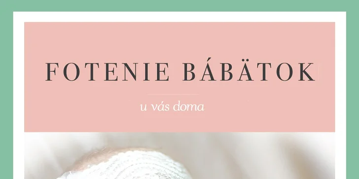 Profesionálne fotografovanie bábätiek alebo rodiny