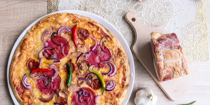 Pizza podľa vlastného výberu - až 25 druhov!