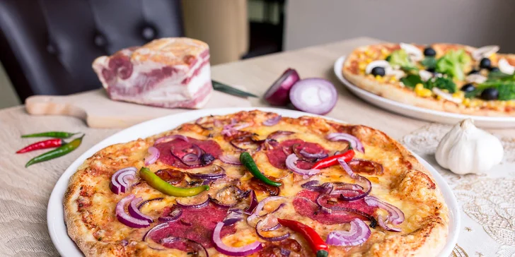 Pizza podľa vlastného výberu - až 25 druhov!