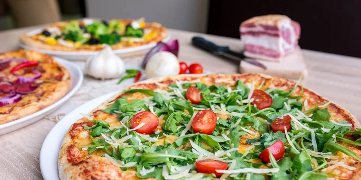 Pizza podľa vlastného výberu - až 25 druhov!