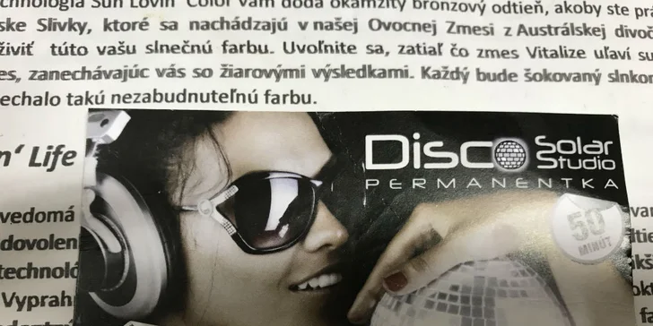 Získajte čokoládovú pokožku s permanentkou do solária