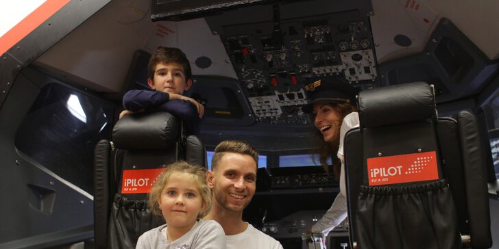 Pripútajte sa, zábava začína: 60 alebo 90 minút na leteckom simulátore pre rodinu