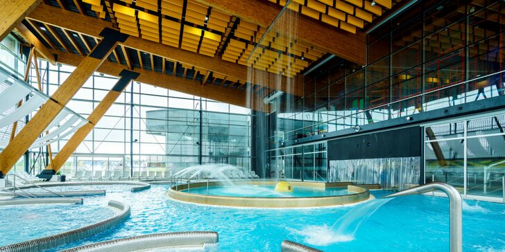 Celodenný relax v Aquaparku AquaCity Poprad alebo Wellness centre – Fire & Water Wellness & Spa