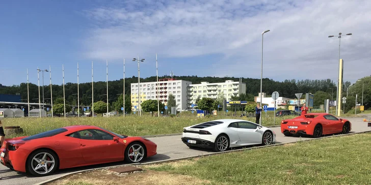 Zážitok vo Ferrari, Lamborghini, McLarene a Porsche.