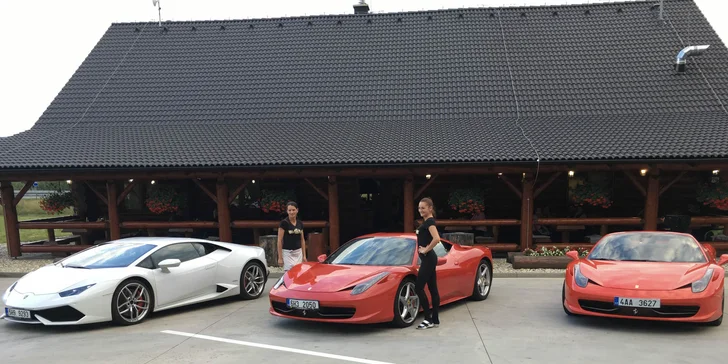 Zážitok vo Ferrari, Lamborghini, McLarene a Porsche.
