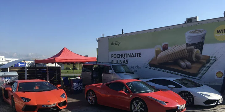 Super rýchla jazda na tých najluxusnejších autách! Palivo v cene!
