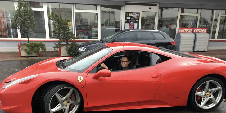 Zážitok vo Ferrari, Lamborghini, McLarene a Porsche.