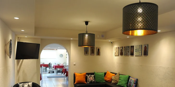 Dva druhy burgrov v Yalla restaurant