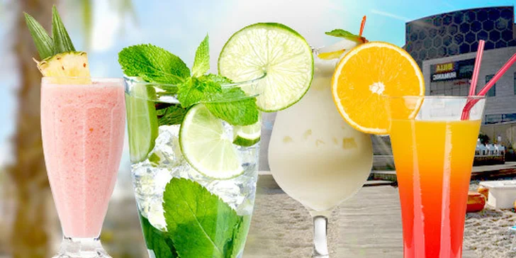 Miešaný drink v LÁŽO PLÁŽO za "dve oči"