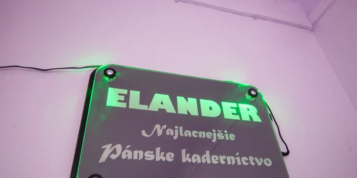 Detský alebo pánsky strih v kaderníctve Elander