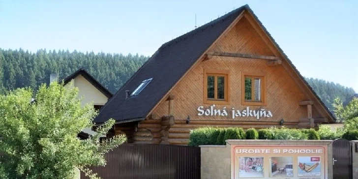 45 minút v soľnej jaskyni pre 2 osoby