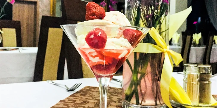 3-chodová večera so vstupom do wellness v Penzióne Zlatný Potok***