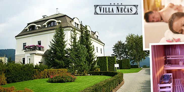 Luxus a romantika pre dvoch vo Ville Nečas****