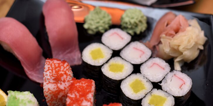 Lahodné sushi sety s ostrokyslou polievkou