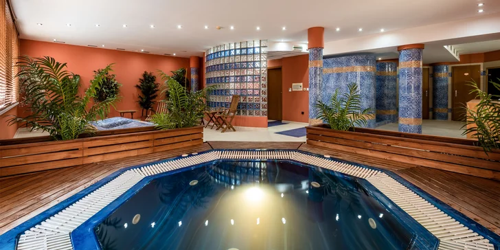 Romantická večera a vstup do wellness centra pre dvoch