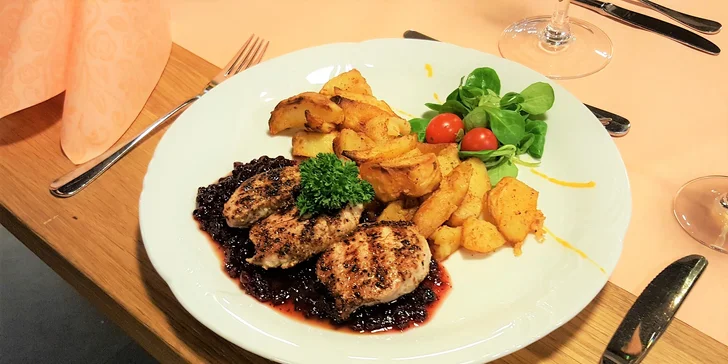 Romantická večera a vstup do wellness centra pre dvoch