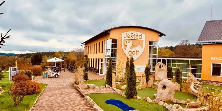 Pobyt v Penzionu Golf Ještěd s adventure golfom a polpenziou