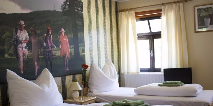Pobyt v Penzionu Golf Ještěd s adventure golfom a polpenziou