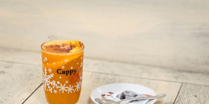 Horúce Cappy, varené víno, horúca čokoláda alebo drink s vodkou