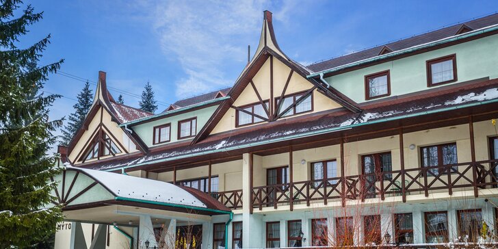 Nezabudnuteľný silvester v horskom hoteli Mýto*** s wellnessom a mnohými možnosťami lyžovačky v okolí