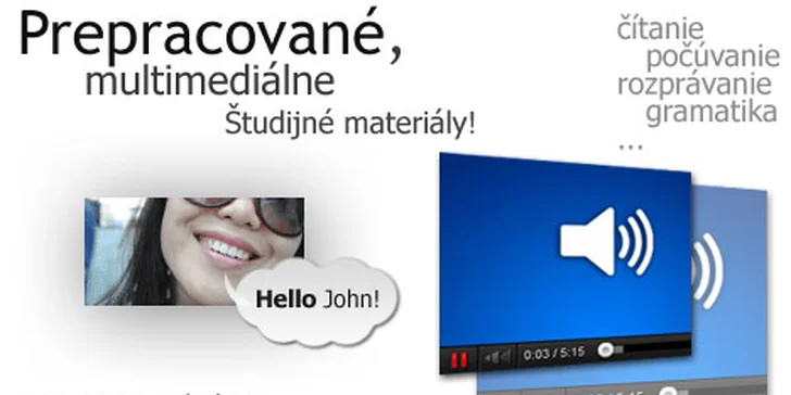 Online jazykový kurz angličtiny