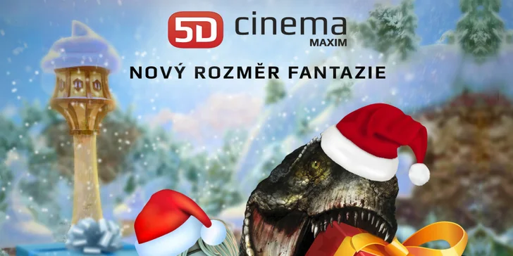 Zažite 5. dimenziu: Lístok na ľubovolný film do 5D Cinema MAXIM