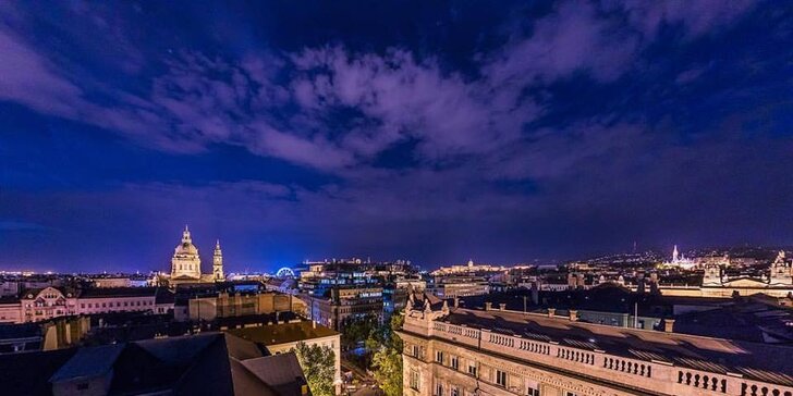 Pobyt v srdci Budapešti v elegantnom 4* hoteli s wellness a s vyhliadkovou terasou
