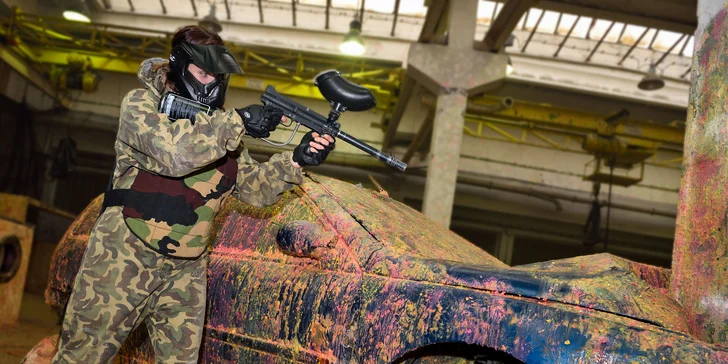 Indoor paintball v bezkonkurenčnom prostredí v centre Bratislavy