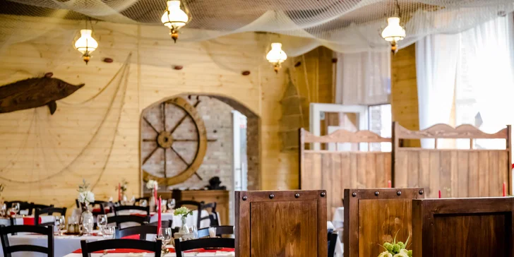 Romantické degustačné menu pre 2 osoby v Aranykárász csárda