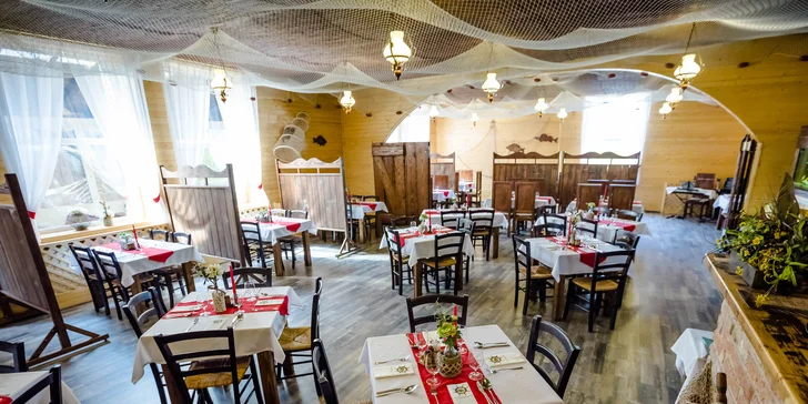 Romantické degustačné menu pre 2 osoby v Aranykárász csárda