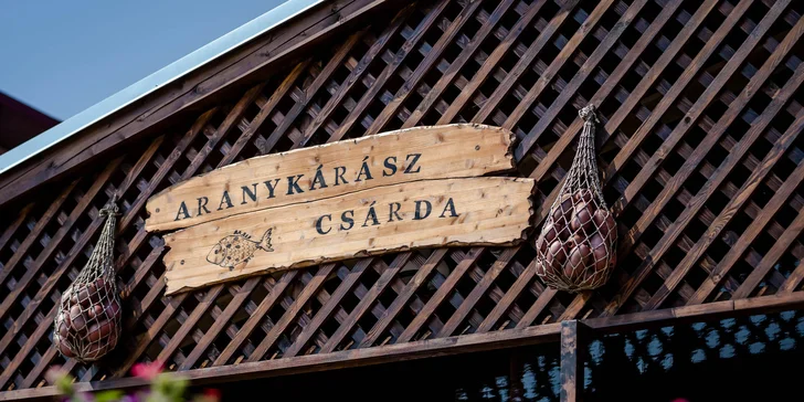 Romantické degustačné menu pre 2 osoby v Aranykárász csárda