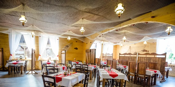 Romantické degustačné menu pre 2 osoby v Aranykárász csárda