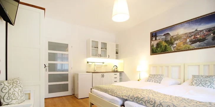 Magický Krumlov: pobyt pre dvoch v okúzľujúcom historickom apartmáne