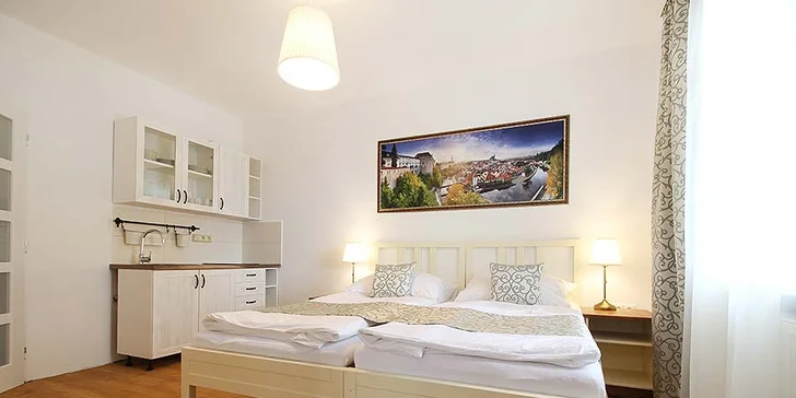 Magický Krumlov: pobyt pre dvoch v okúzľujúcom historickom apartmáne