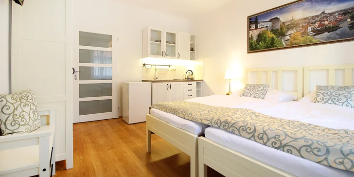 Magický Krumlov: pobyt pre dvoch v okúzľujúcom historickom apartmáne