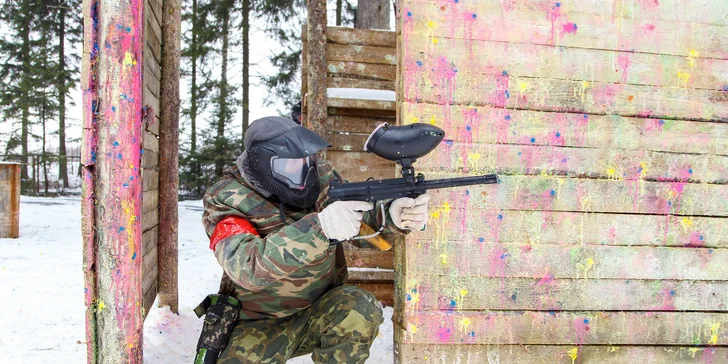 Denný alebo nočný paintball - hrajte aj v zime!