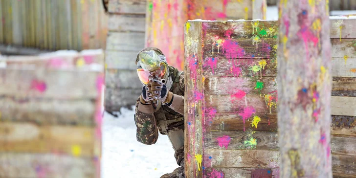 Denný alebo nočný paintball - hrajte aj v zime!