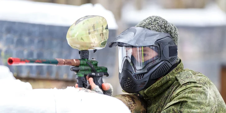 Denný alebo nočný paintball - hrajte aj v zime!