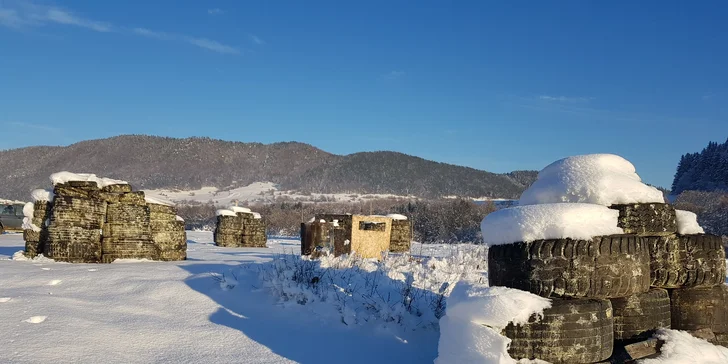 Denný alebo nočný paintball - hrajte aj v zime!