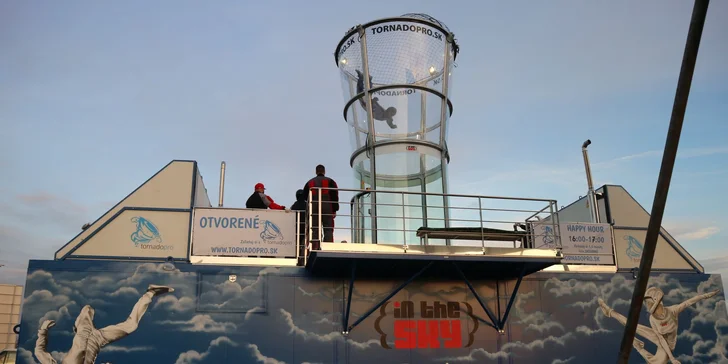 Simulátor voľného pádu - jedinečný adrenalín v Bratislave!