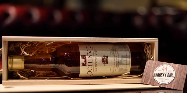 Darčekové balenie whisky vo WhiskyBar44