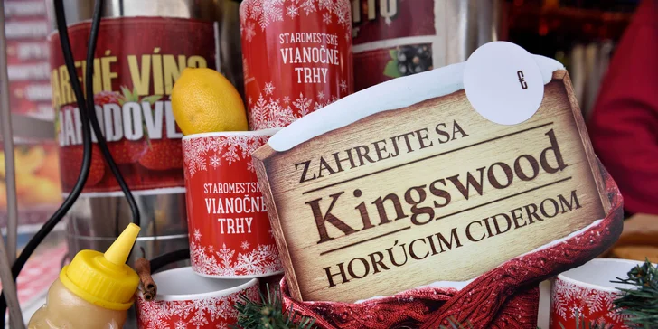 Vianočné trhy: Bravčové stehno s oblohou alebo horúci cider Kingswood