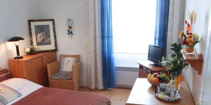 Romantika v centre Českého Krumlova: privátne wellness a raňajky s donáškou