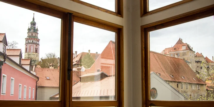 3 dni v centre Českého Krumlova: privátny wellness a raňajky s donáškou
