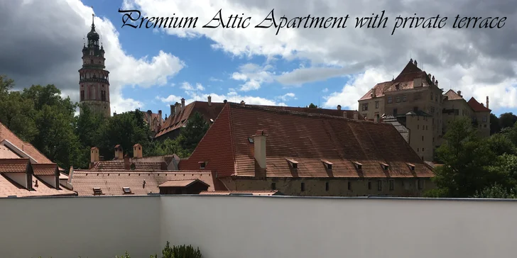 3 dni v centre Českého Krumlova: privátny wellness a raňajky s donáškou